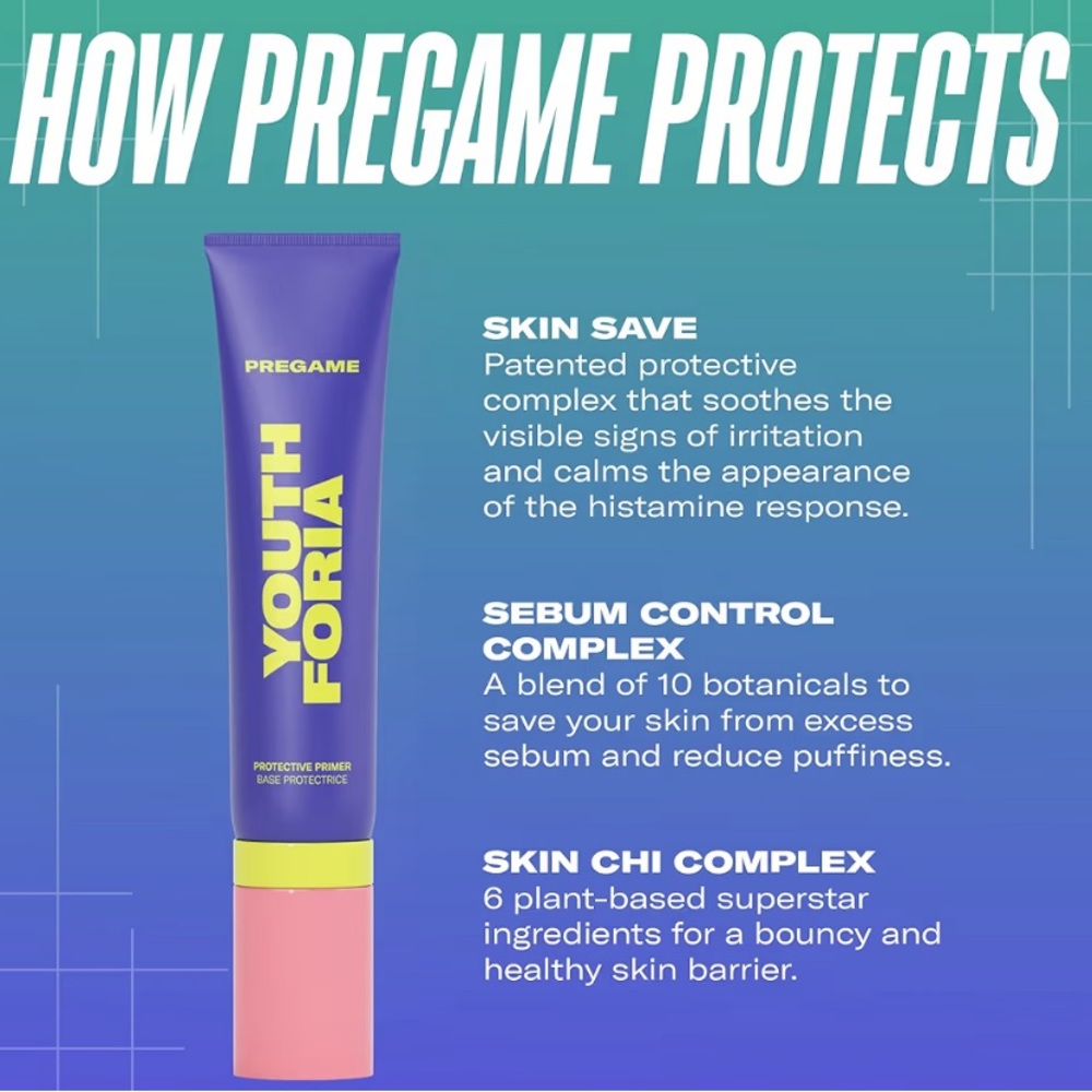 Youthforia NIB (2)Mini Pregame Primer, Daily Protective/Hydrating 5mL each - Picture 3 of 9